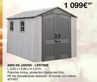Costco Abri De Jardin - Lifetime offre