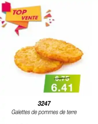 Croque Gel Galettes De Pommes De Terre offre