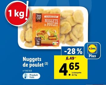 Lidl Nuggets De Poulet offre