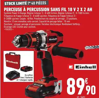 Batkor Perceuse à Percussion Sans Fil offre