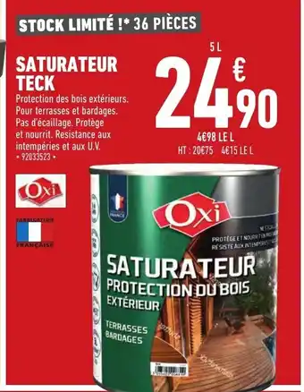 Saturateur Teck