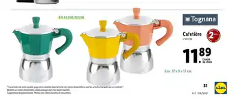 Lidl Cafetiére offre