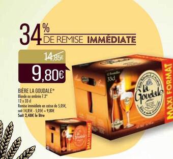 Match Bière la goudale offre