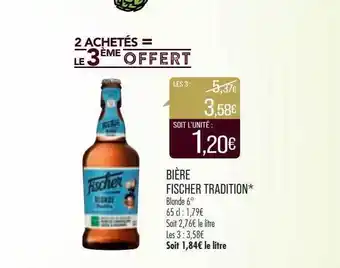 Match Bière fischer tradition offre