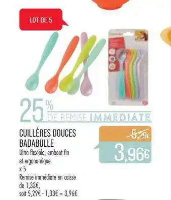 Cuillères douces badabulle