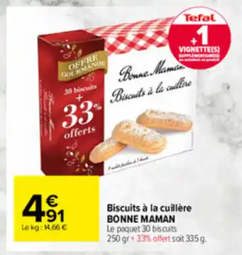 Carrefour Market Biscuits à la cuillère Bonne Maman offre