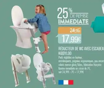 Réducteur de wc avec escabeau kiddyloo
