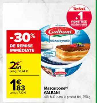 Carrefour Market Mascarpone Galbani offre