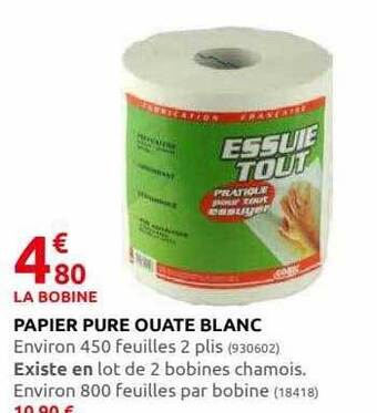Rural Master Papier pure ouate blanc offre