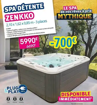 Irrijardin Spa détente zenkko offre