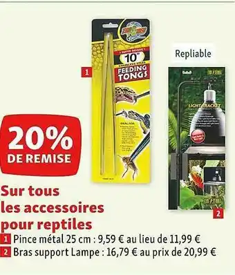 Maxi Zoo Accessoires pour reptiles offre