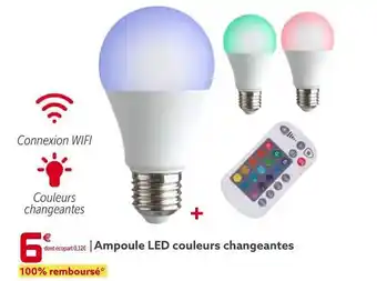 Gifi Ampoules led couleurs changeantes offre