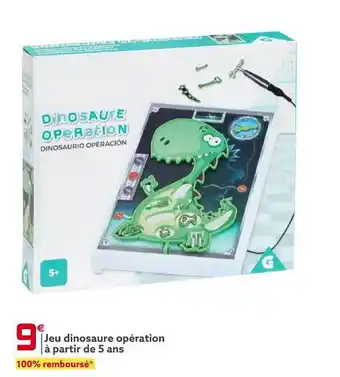 Gifi Jeu dinosaure opération à partir de 5 ans offre