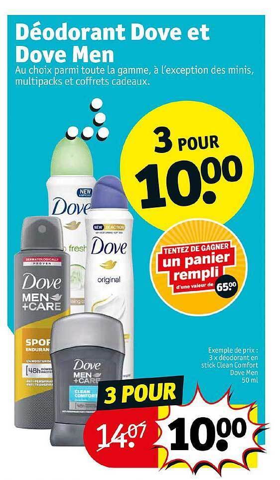 Promo Déodorant dove et dove men chez Kruidvat