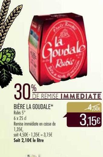 Match Bière la goudale offre