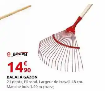 Rural Master Balai à gazon offre