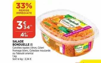 Bi1 Salade bonduelle offre