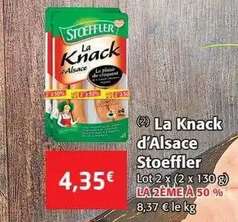Colruyt La knack d'alsace stoeffler offre