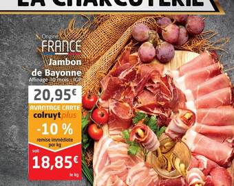 Colruyt Jambon de bayonne offre