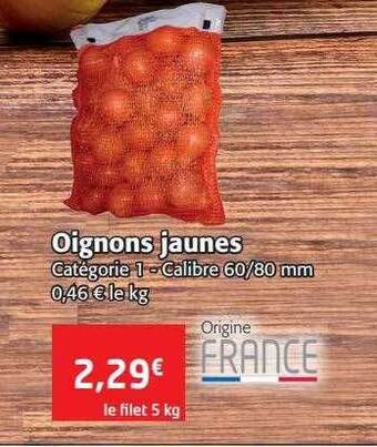 Colruyt Oignons jaunes offre