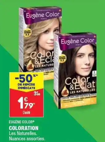 ALDI Coloration eugène color offre