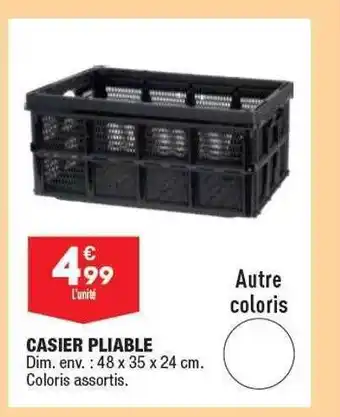 ALDI Casier pliable offre