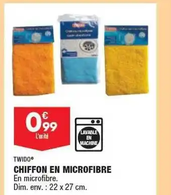 ALDI Chiffon en microfibre twido offre