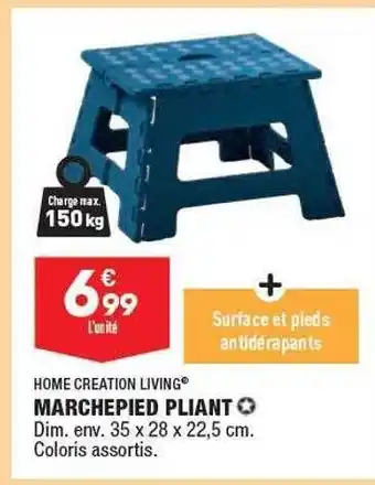 ALDI Marchepied pliant home creation living offre