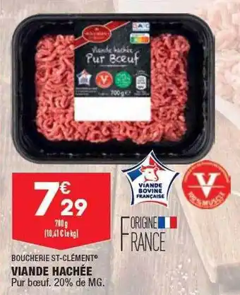 ALDI Viande hachée boucherie st-clément offre