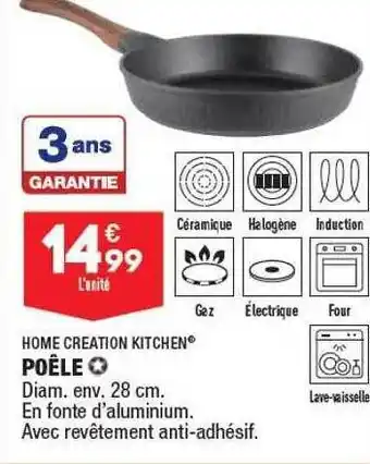 ALDI Poêle home creation kitchen offre