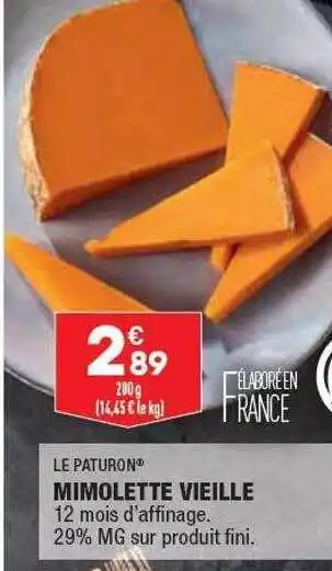 ALDI Mimolette vieille le paturon offre