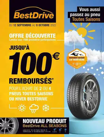 Bestdrive Pneus toutes saisons ou hiver bestdrive offre