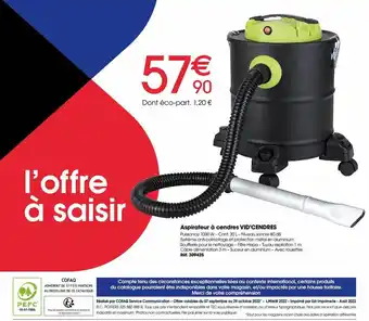 Aspirateur Ă cendres vid'cendres