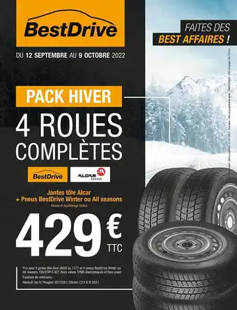 Bestdrive Pack hiver best drive offre