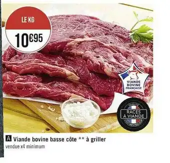 Casino Supermarchés Viande bovine basse côte**à griller offre