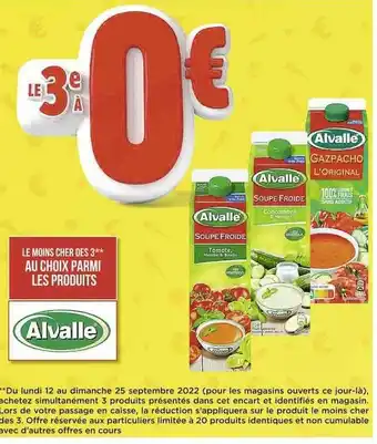 Casino Supermarchés Produits alvalle offre