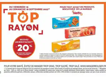 Netto Produits biscuiterie de la marque netto offre