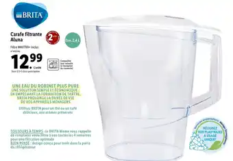 Lidl Carafe filtrante aluna offre