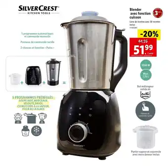 Lidl Blender avec fonction cuisson offre