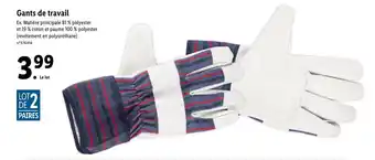 Lidl Gants de travail offre
