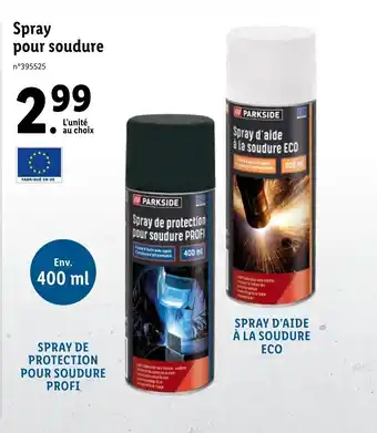 Lidl Spray pour soudure offre