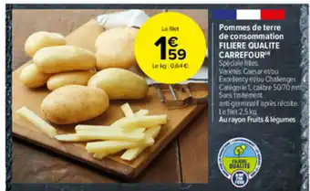Carrefour Market Pommes de terre de consommation offre