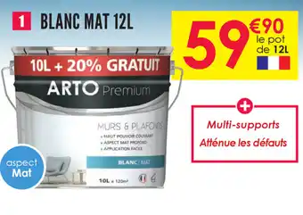 Décor Discount Blanc Mat 12L offre