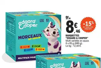 E.Leclerc "EDGARD & COOPER" barquettes offre
