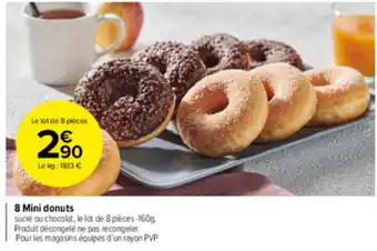 8 mini donuts