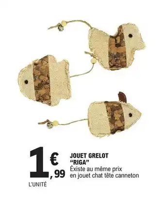 E.Leclerc Jouet grelot "riga" offre