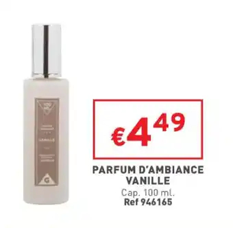 Parfum d'ambiance vanille