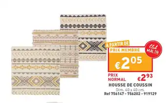 Trafic Housse de coussin offre