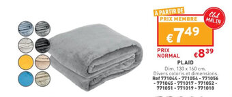 Trafic Plaid offre