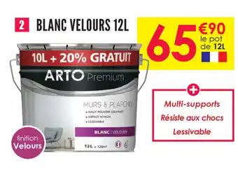 Décor Discount Peinture Multi-Supports Blanc Velours offre